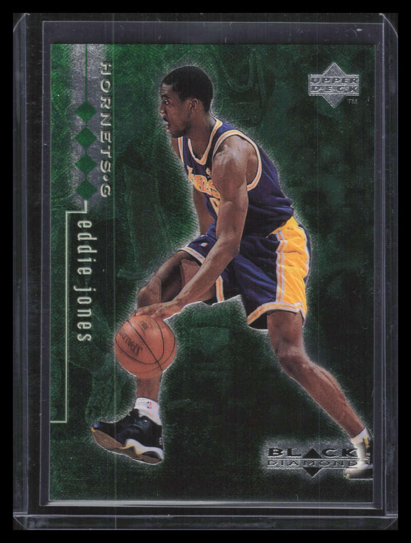 1998-99 Black Diamond Quadruple Diamond 44 Eddie Jones 14/150