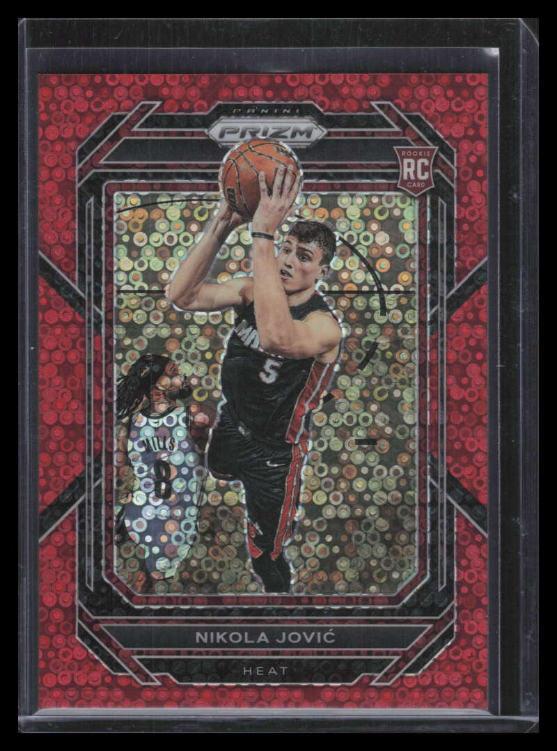 DELETE 152084 2022-23 Panini Prizm Prizms Fast Break Red 236 Nikola Jovic Rookie 88/100