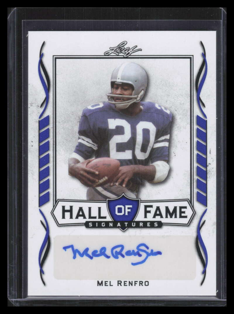 2021 Leaf Signature Series HOF Autographs Blue hofmr1 Mel Renfro Auto