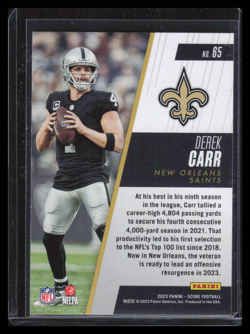 2023 Score Top 100 65 Derek Carr