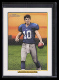 2005 Topps Turkey Red White 1b Eli Manning Ad Back