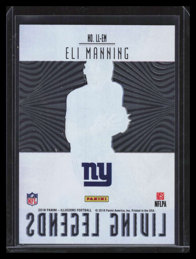 2018 Panini Illusions Living Legends Red 9 Eli Manning 24/99