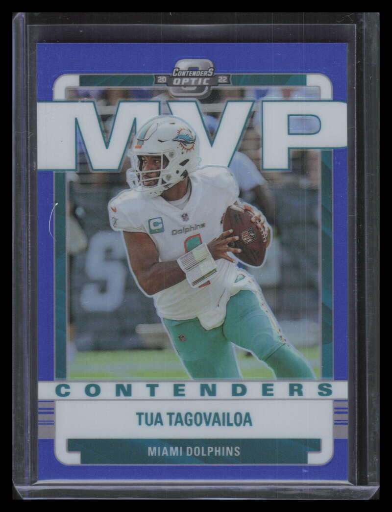 2022 Panini Contenders Optic MVP Contenders Blue 7 Tua Tagovailoa 51/99