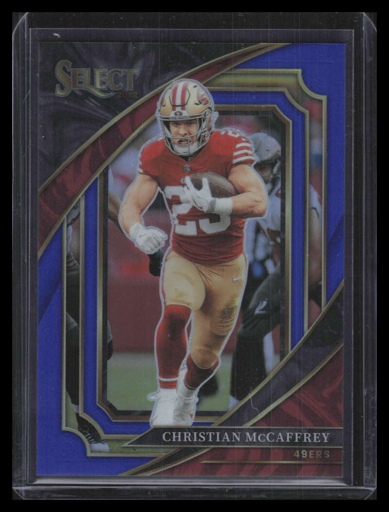 2022 Select Prizm Blue Refractor 385 Christian McCaffrey 36/99 Suite Level