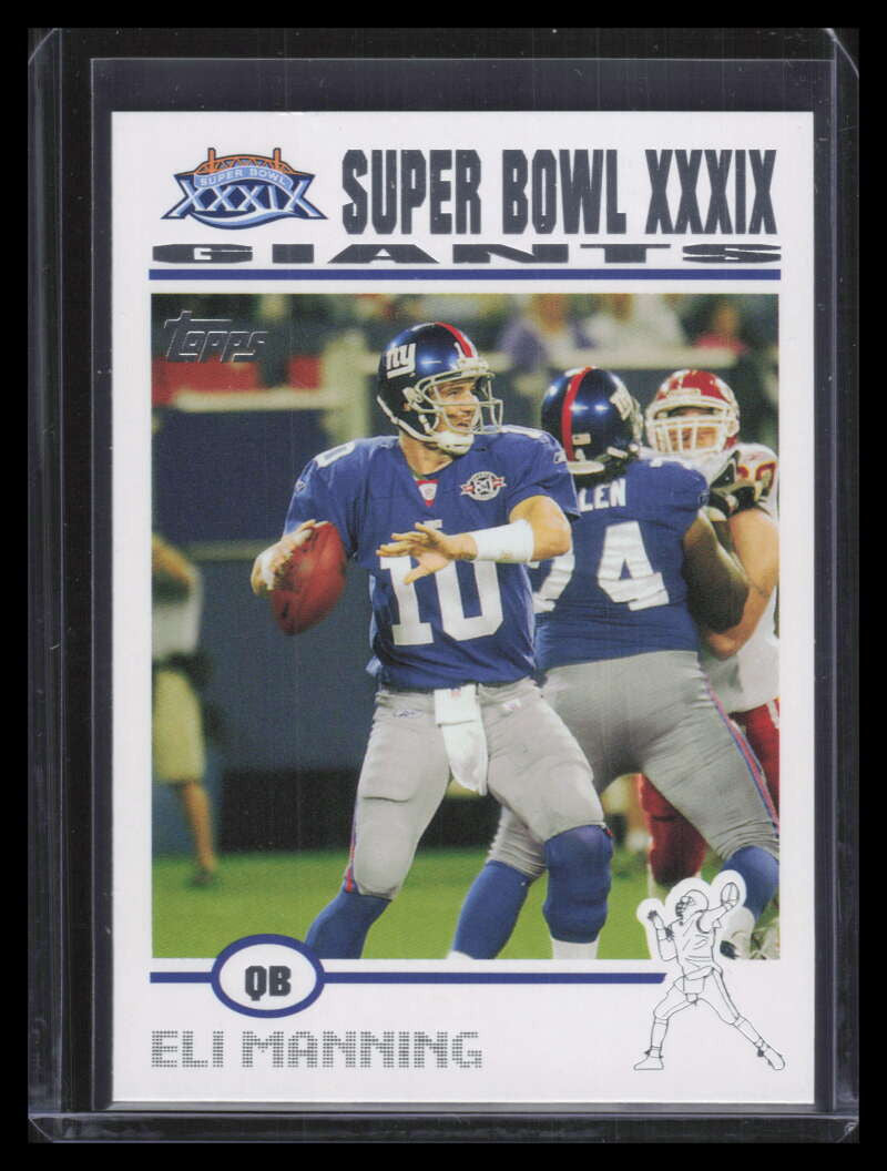 2005 Topps Super Bowl XXXIX Card Show Promos 3 Eli Manning 899/1000