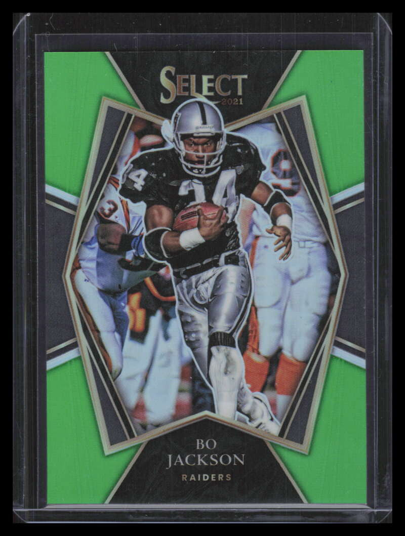 2021 Select Prizm Neon Green Refractor 139 Bo Jackson 26/49 Premier Level