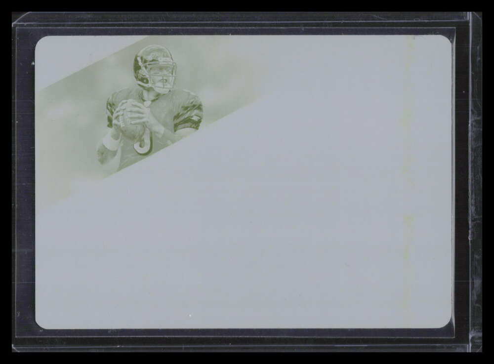 2016 Prime Signatures Rookie Cuts Flashbacks Printing Plate Carson Palmer 1/1