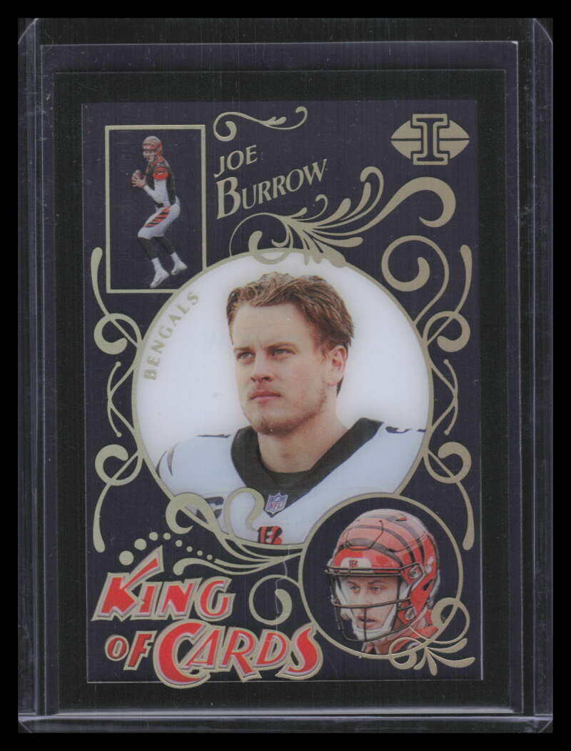 2021 Panini Illusions King of Cards Black 7 Joe Burrow 34/50