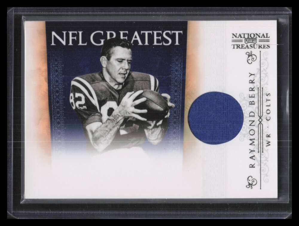 2010 Playoff National Treasures Greatest Materials Raymond Berry Jersey 16/99