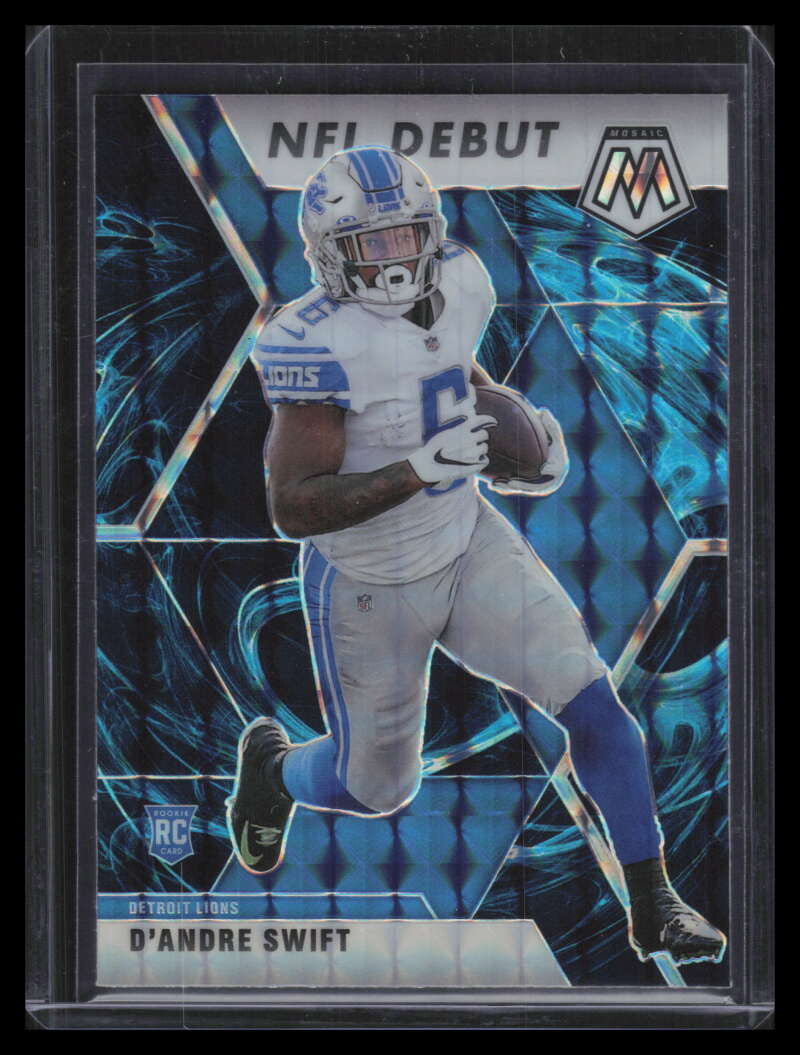 2020 Panini Mosaic Mosaic Genesis Refractor 274 D'Andre Swift DEB Rookie Debut
