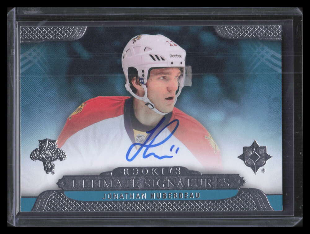 2013-14 Ultimate Collection Signatures USRJH Jonathan Huberdeau Rookie Auto