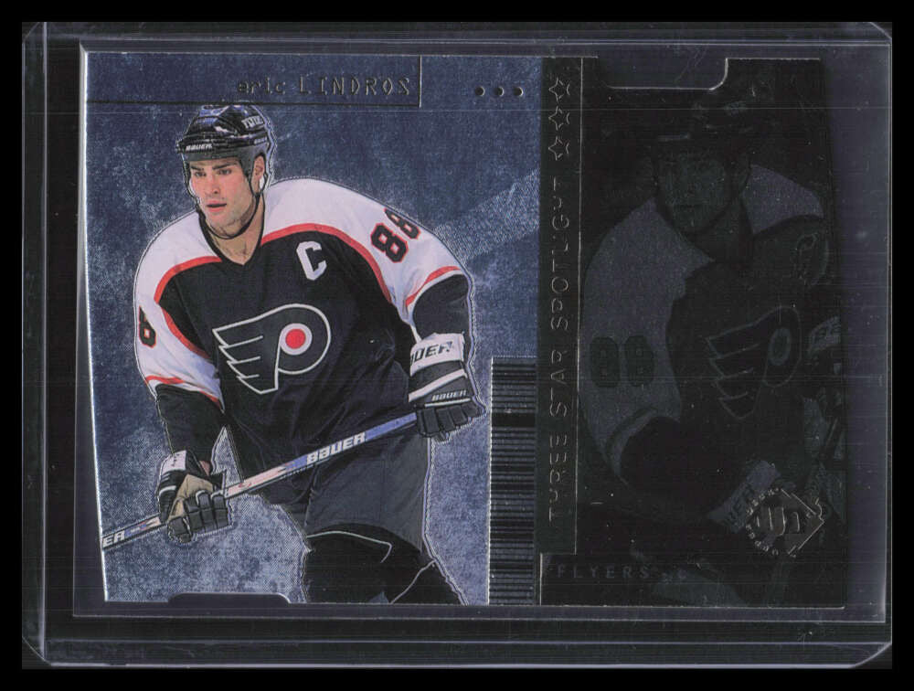1998-99 UD3 Die-Cuts 97 Eric Lindros TSS 404/1000 Three Star Spotlight
