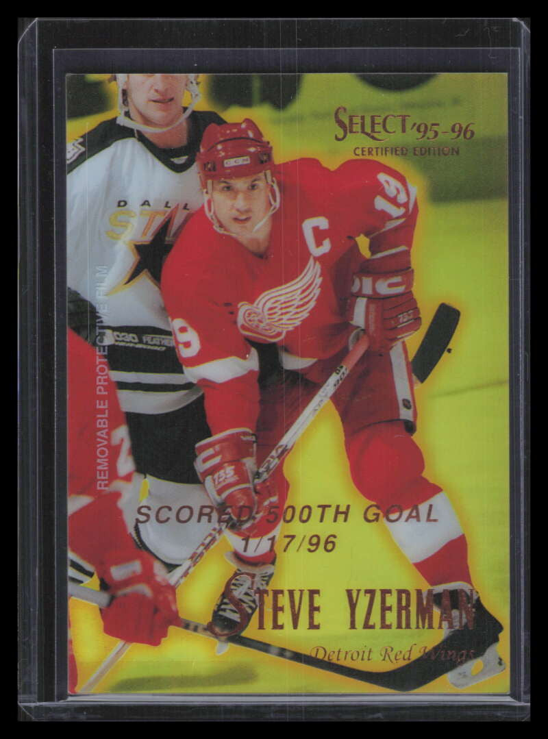 1995-96 Select Certified Mirror Gold 94 Steve Yzerman
