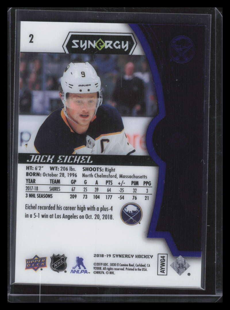 2018-19 Synergy Purple 2 Jack Eichel 5/15