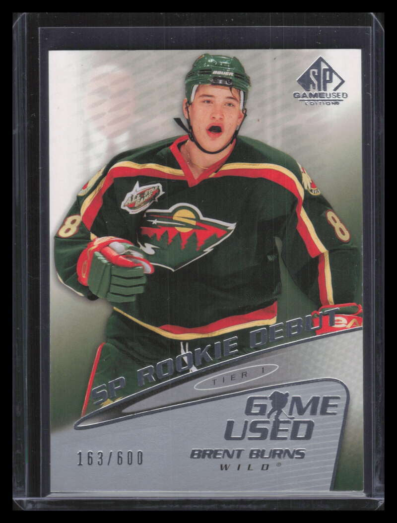 2003-04 SP Game Used 64 Brent Burns Rookie 163/600 SP Rookie Debut