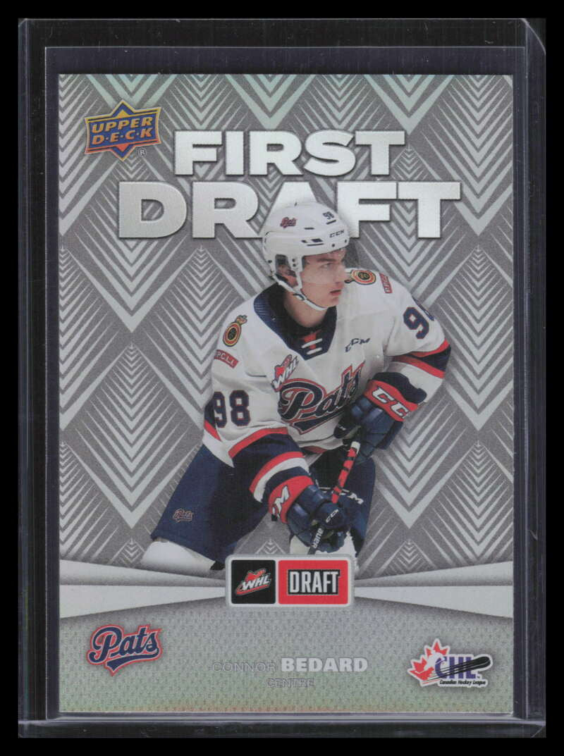 2021-22 Upper Deck CHL First Draft fd1 Connor Bedard Rookie