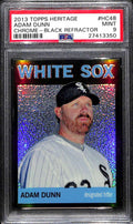 2013 Topps Heritage Chrome Black Refractor hc48 Adam Dunn 21/64 PSA 9 MINT