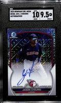 2023 Bowman Chrome Mega Box Autographs Jaison Chourio Rookie Auto SGC 9.5 MT+ 10