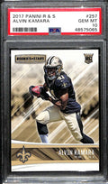 2017 Rookies and Stars 257 Alvin Kamara Rookie PSA 10 GEM MT