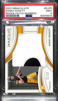 2022 Immaculate Collection Numbers 4 Kenny Pickett Rookie Jumbo Patch 1/10 PSA 9