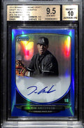 2013 Bowman Chrome Blue Refractor Tim Anderson Rookie Auto 76/99 BGS 9.5 10