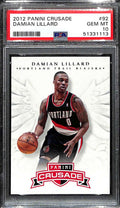 SOLD 152862 2012-13 Panini Crusade 92 Damian Lillard Rookie PSA 10 GEM MT 51331113