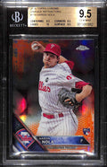 2016 Topps Chrome Orange Refractor 114 Aaron Nola Rookie 20/25 BGS 9.5 GEM MINT