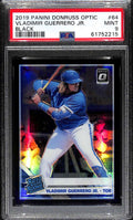 2019 Donruss Optic Black Refractor 64 Vladimir Guerrero Jr. RR Rookie 7/25 PSA 9