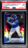 2019 Donruss Optic Black Refractor 64 Vladimir Guerrero Jr RR Rookie 22/25 PSA 9