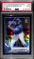 2019 Donruss Optic Black Refractor 64 Vladimir Guerrero Jr. RR Rookie 3/25 PSA 9