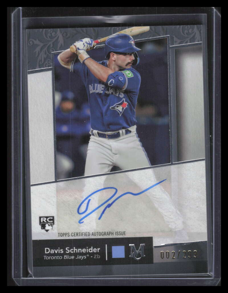2024 Topps Museum Archival Autographs AADS Davis Schneider Rookie Auto 2/299