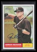 2010 Topps Heritage Real One Autographs GB Gordon Beckham Rookie Auto