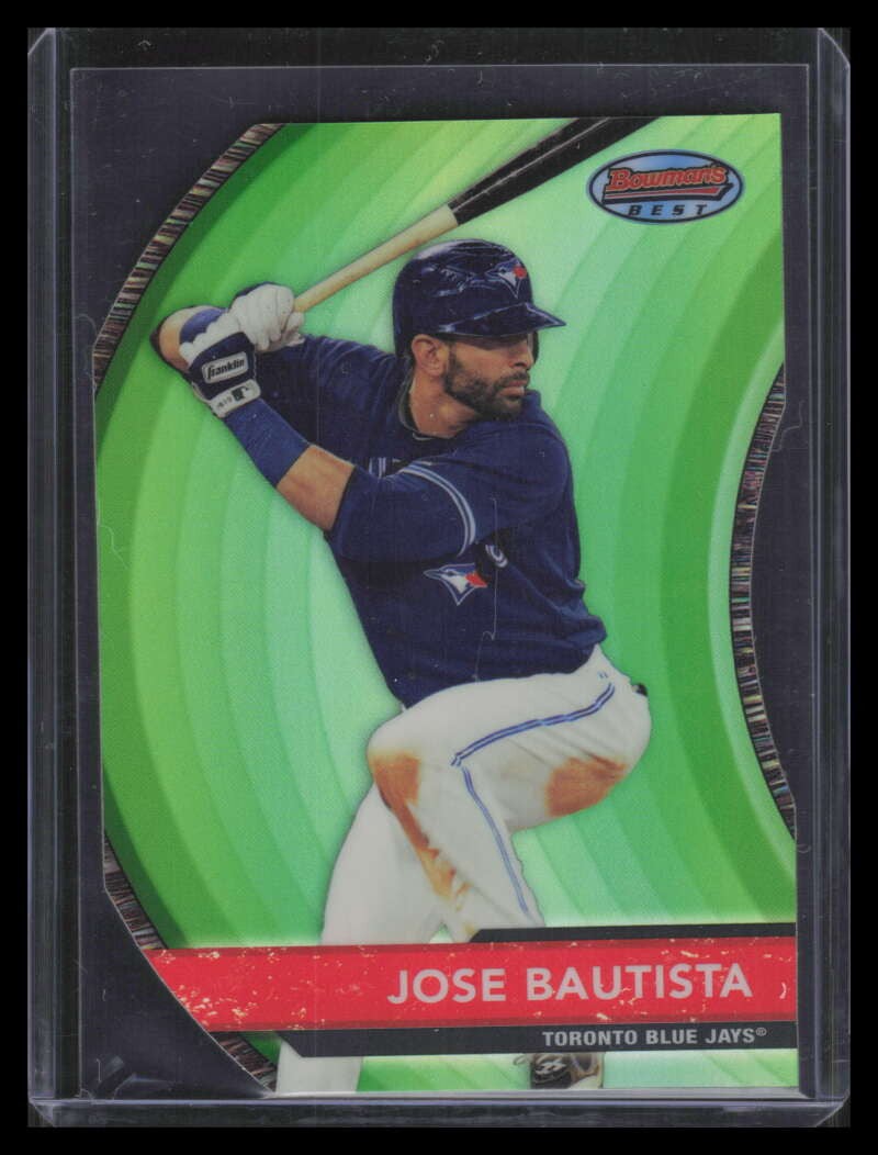 2012 Bowman Bowman's Best Die Cut Refractor bb14 Jose Bautista 7/99