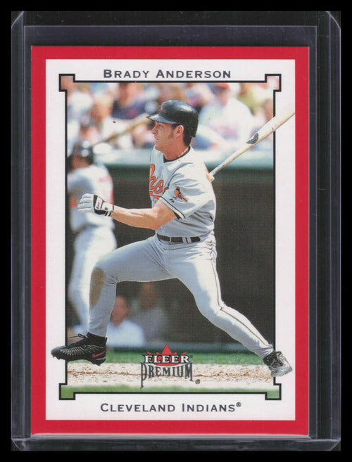 2002 Fleer Premium Star Ruby 173 Brady Anderson 85/125