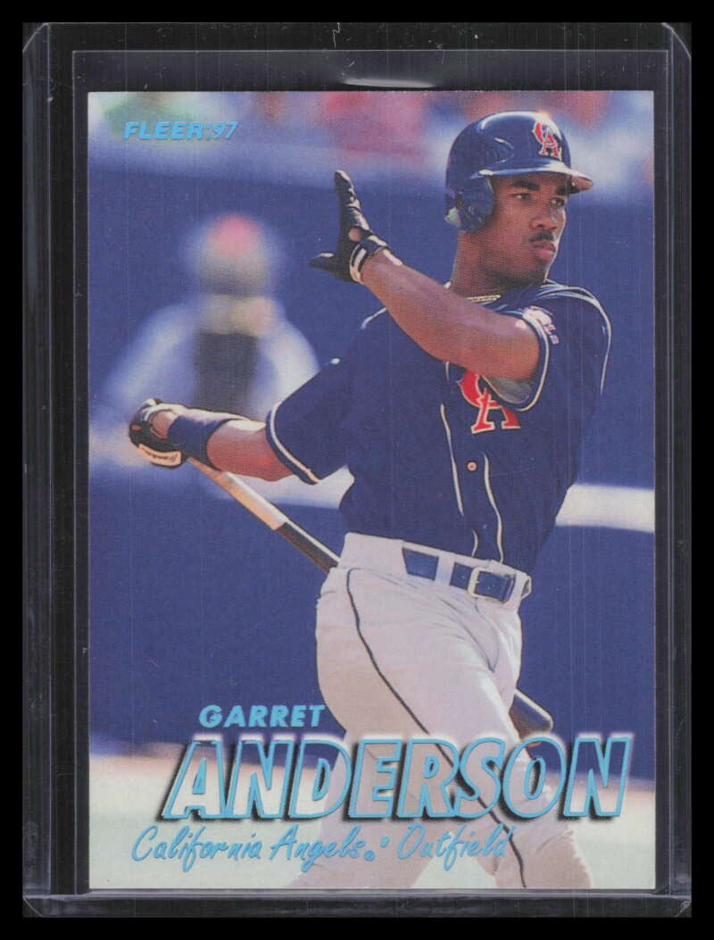 1997 Fleer Tiffany 34 Garret Anderson
