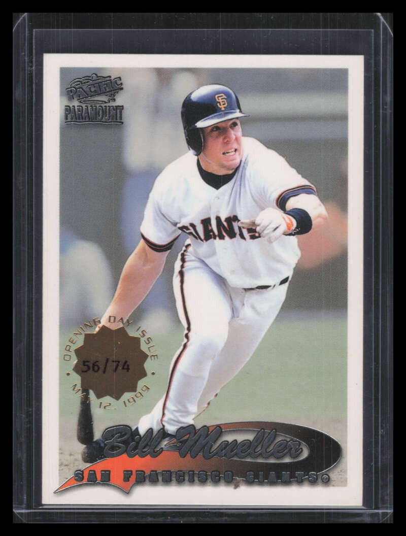 1999 Paramount Opening Day 211 Bill Mueller 56/74