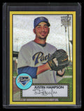 2007 Topps '52 Chrome Gold Refractor 92 Justin Hampson Rookie 38/52