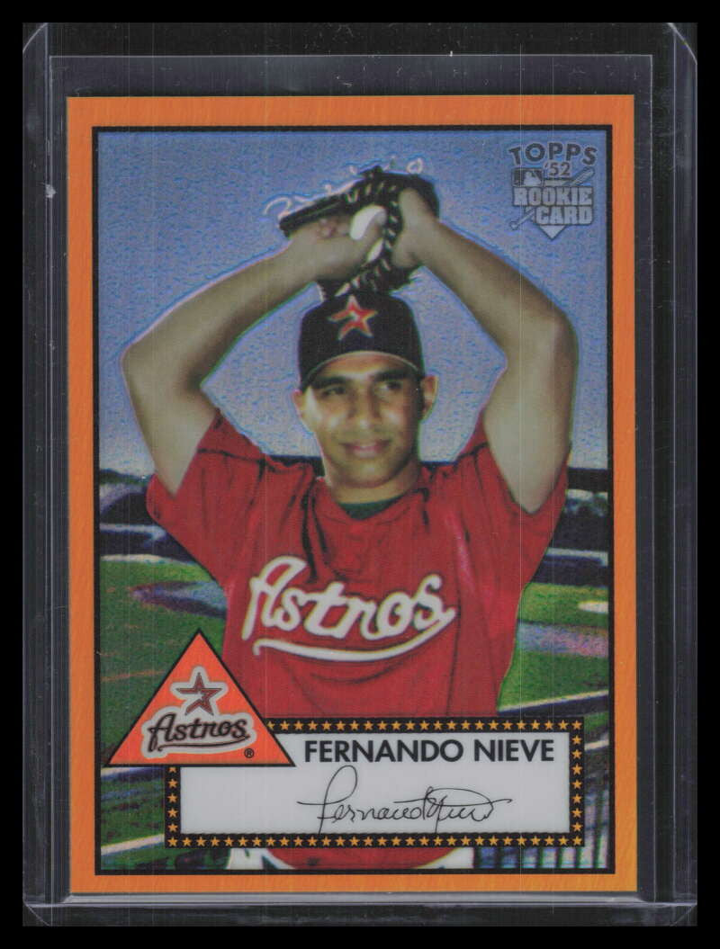 2006 Topps '52 Chrome Gold Refractor 5 Fernando Nieve Rookie 12/52