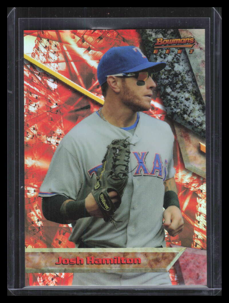 SOLD 153363 2011 Bowman Bowman's Best Refractor bb9 Josh Hamilton 69/99