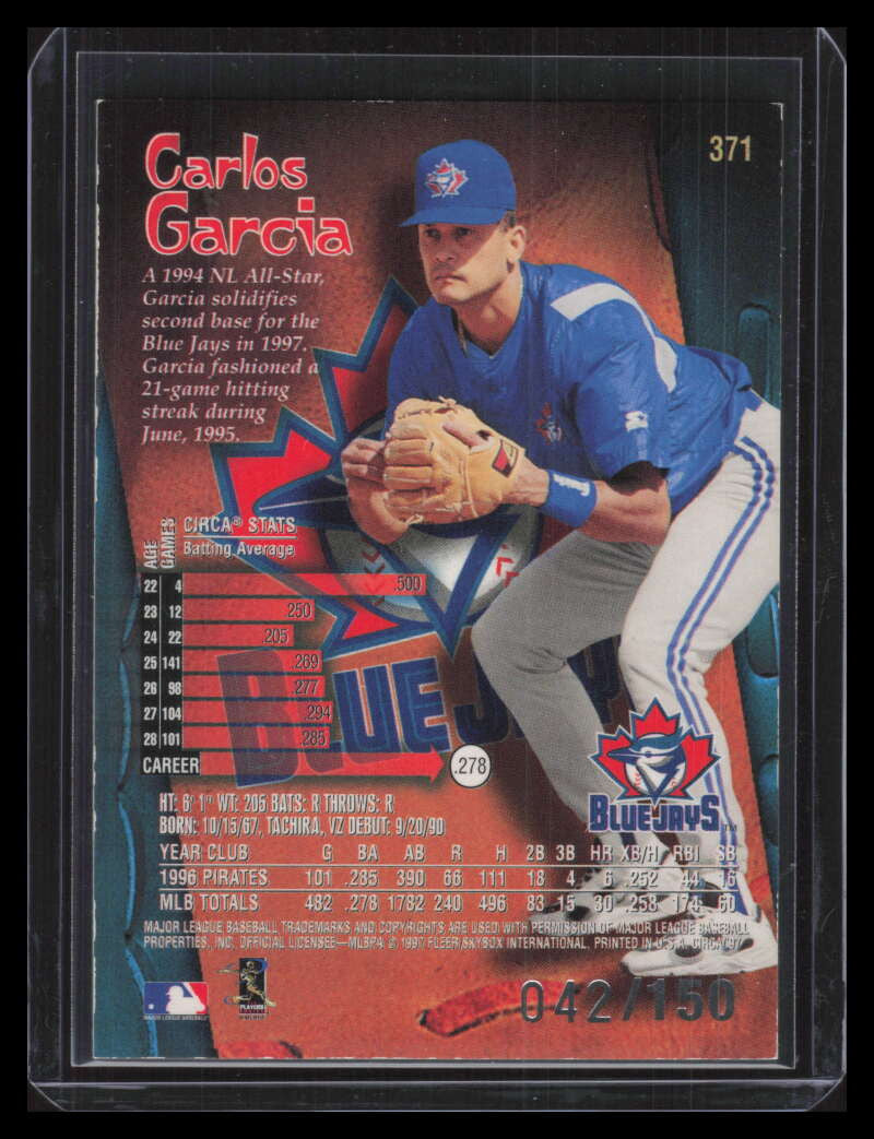 1997 Circa Rave 371 Carlos Garcia 42/150