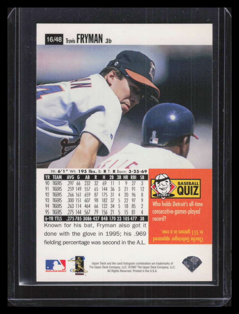 1996 Upper Deck Folz Minis 16 Travis Fryman