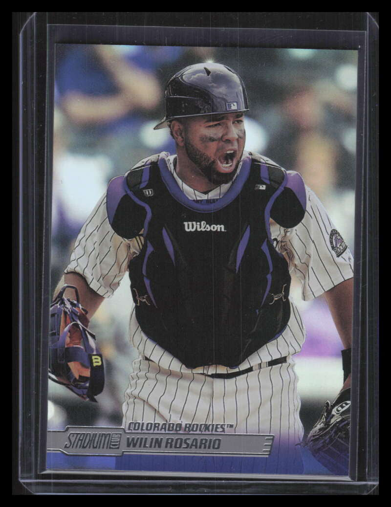 2014 Stadium Club Foilboard 132 Wilin Rosario 25/25