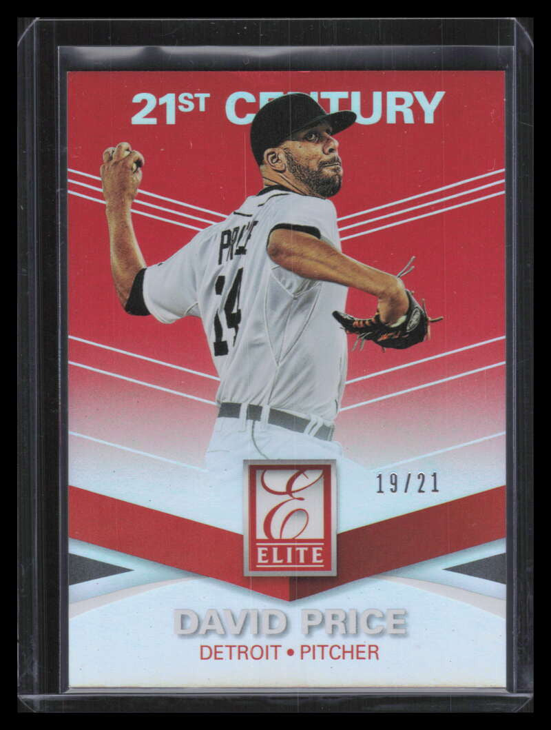 2015 Elite 21st Century Red 78 David Price 19/21
