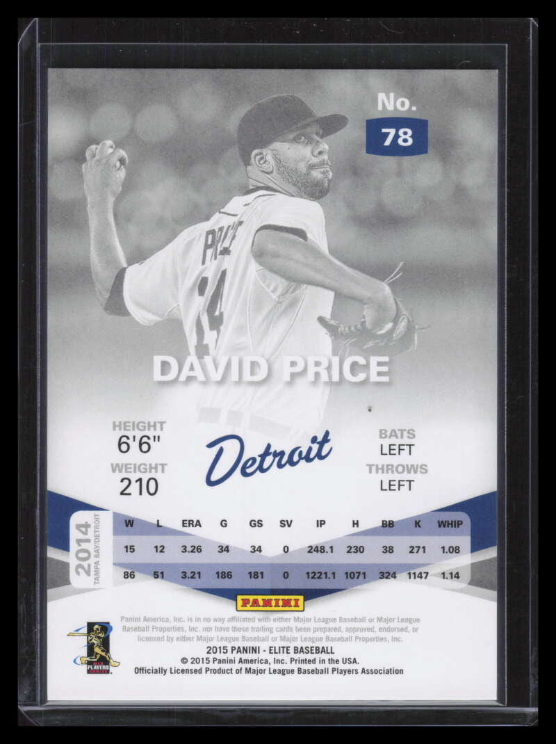 2015 Elite 21st Century Red 78 David Price 19/21