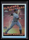 1997 Topps Chrome Season's Best Refractor 10 Andres Galarraga Bleacher Reachers