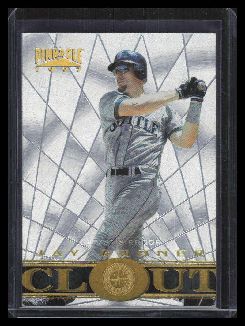 1997 Pinnacle Artist's Proofs pp195 Jay Buhner CT S Clout Silver