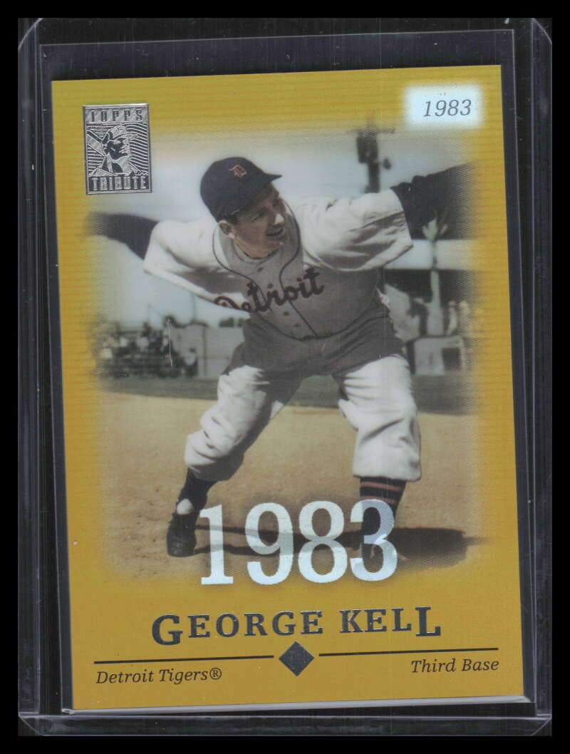 2004 Topps Tribute HOF Gold 56 George Kell 39/83