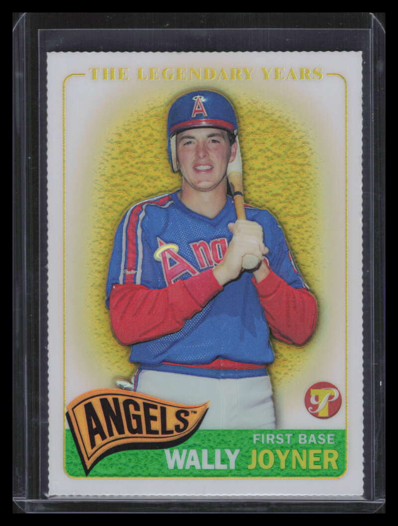 2005 Topps Pristine Legends Gold Die Cut Refractor 79 Wally Joyner 21/65