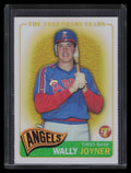 2005 Topps Pristine Legends Gold Die Cut Refractor 79 Wally Joyner 60/65