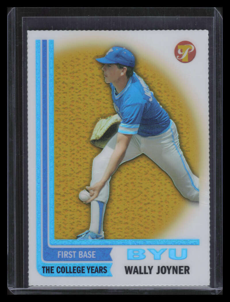 2005 Topps Pristine Legends Gold Die Cut Refractor 110 Wally Joyner 47/65